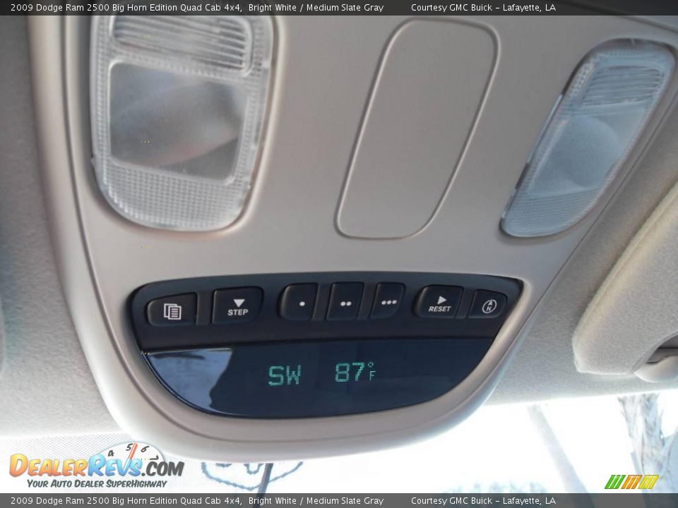 2009 Dodge Ram 2500 Big Horn Edition Quad Cab 4x4 Bright White / Medium Slate Gray Photo #19