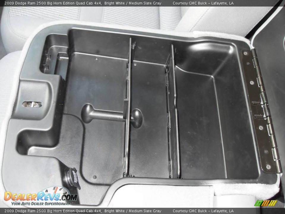 2009 Dodge Ram 2500 Big Horn Edition Quad Cab 4x4 Bright White / Medium Slate Gray Photo #22