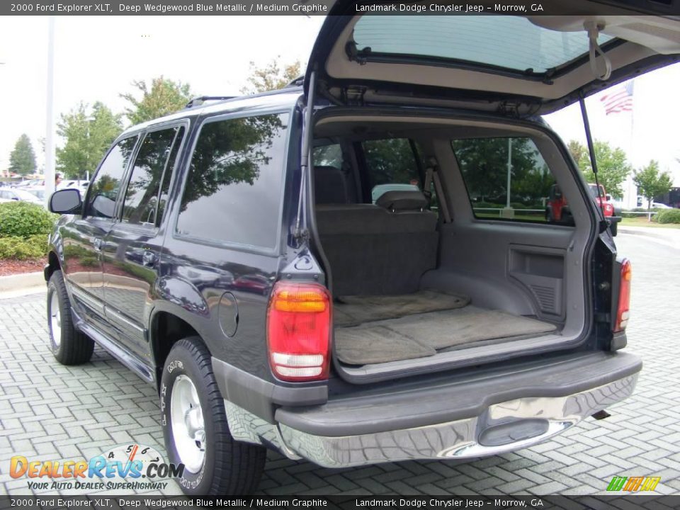 2000 Ford Explorer XLT Deep Wedgewood Blue Metallic / Medium Graphite Photo #16