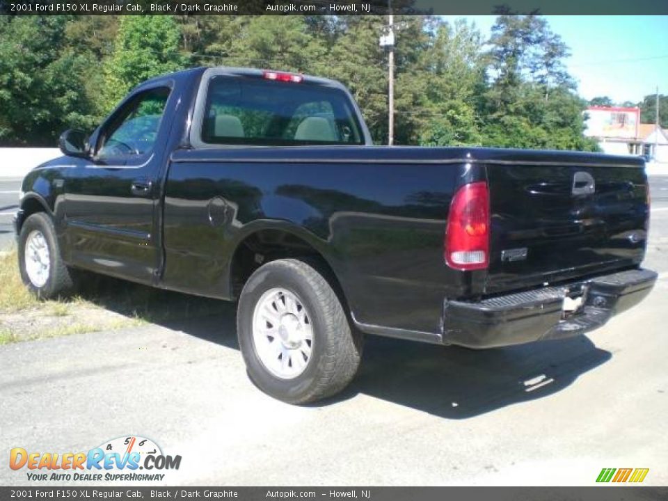 2001 Ford F150 XL Regular Cab Black / Dark Graphite Photo #5