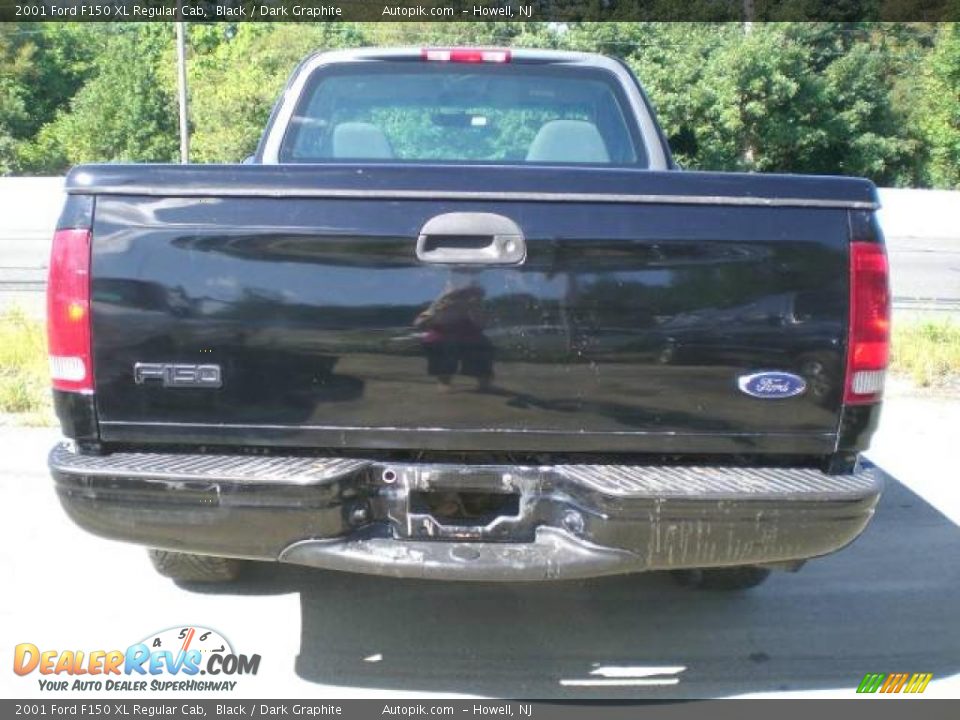 2001 Ford F150 XL Regular Cab Black / Dark Graphite Photo #6