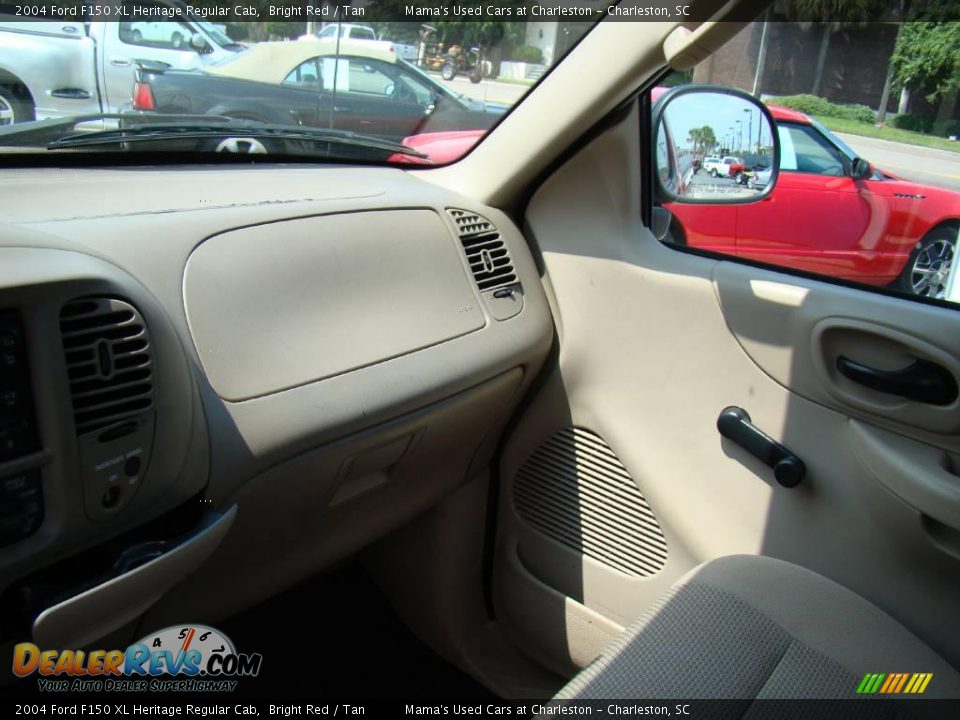2004 Ford F150 XL Heritage Regular Cab Bright Red / Tan Photo #13