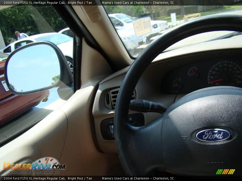 2004 Ford F150 XL Heritage Regular Cab Bright Red / Tan Photo #15
