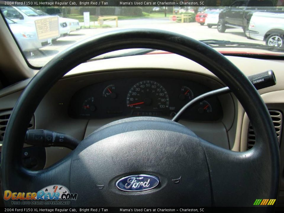 2004 Ford F150 XL Heritage Regular Cab Bright Red / Tan Photo #16