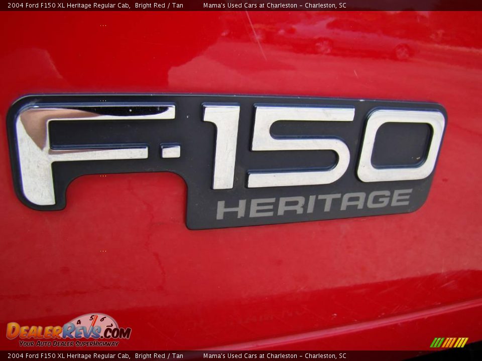 2004 Ford F150 XL Heritage Regular Cab Bright Red / Tan Photo #26