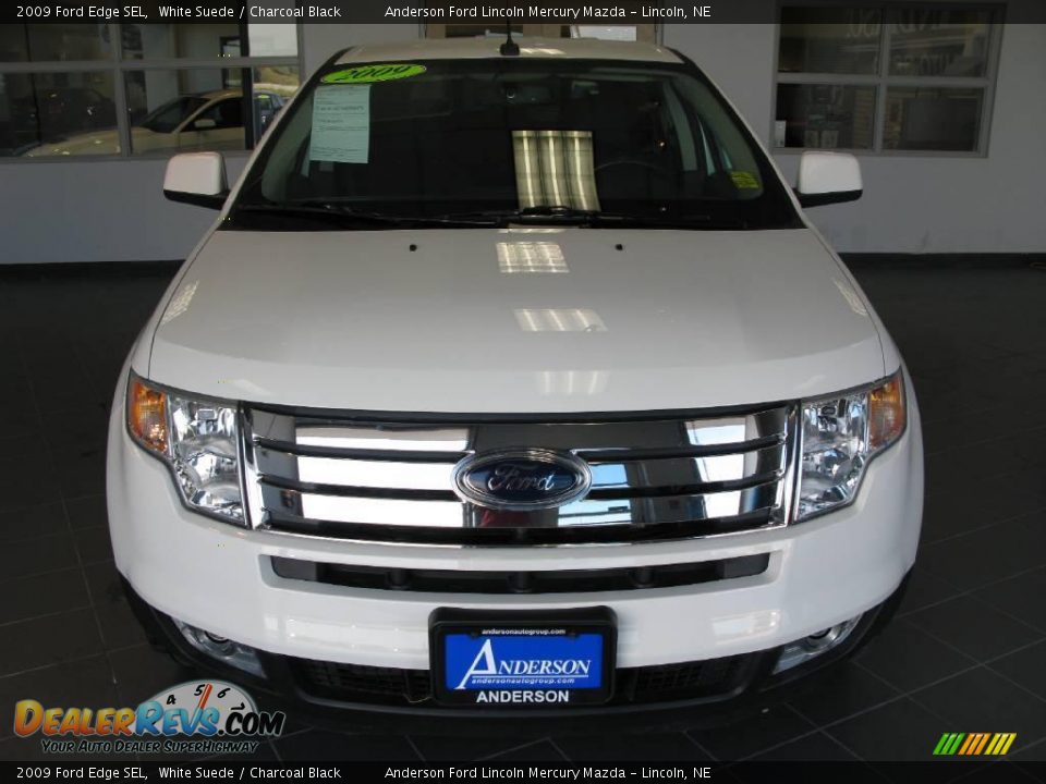 2009 Ford Edge SEL White Suede / Charcoal Black Photo #2