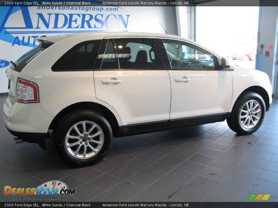 2009 Ford Edge SEL White Suede / Charcoal Black Photo #8