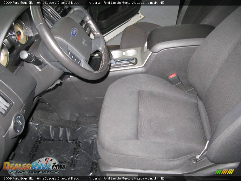 2009 Ford Edge SEL White Suede / Charcoal Black Photo #10