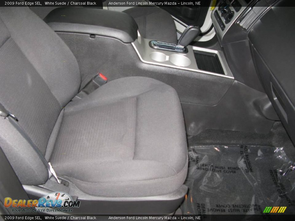 2009 Ford Edge SEL White Suede / Charcoal Black Photo #14