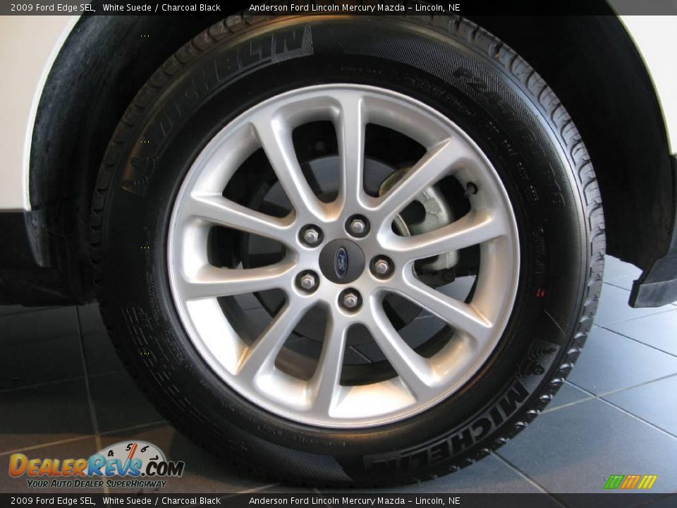 2009 Ford Edge SEL White Suede / Charcoal Black Photo #22