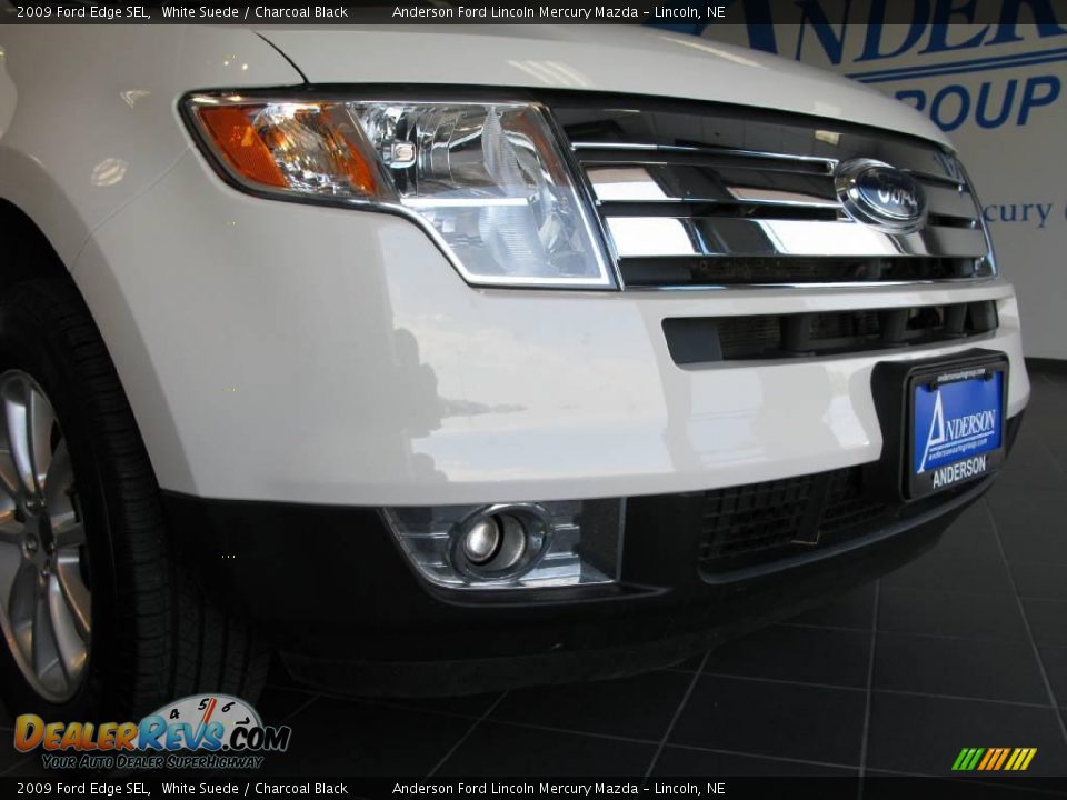 2009 Ford Edge SEL White Suede / Charcoal Black Photo #24
