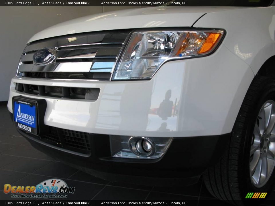 2009 Ford Edge SEL White Suede / Charcoal Black Photo #25