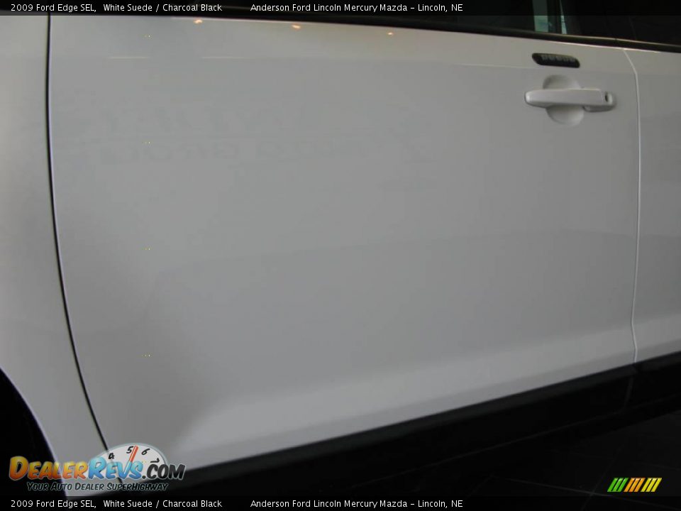 2009 Ford Edge SEL White Suede / Charcoal Black Photo #28