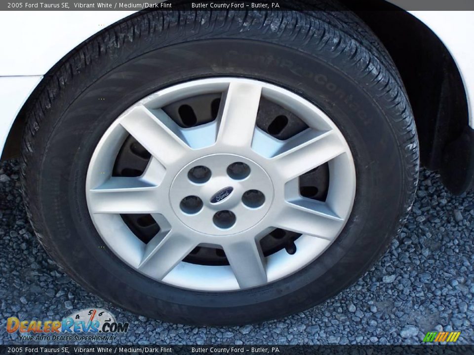2005 Ford Taurus SE Vibrant White / Medium/Dark Flint Photo #12