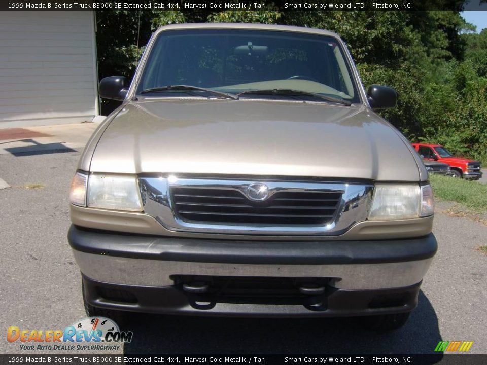 1999 Mazda B-Series Truck B3000 SE Extended Cab 4x4 Harvest Gold Metallic / Tan Photo #14
