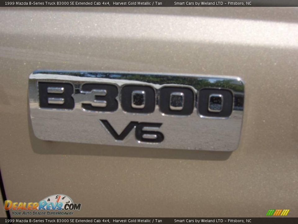 1999 Mazda B-Series Truck B3000 SE Extended Cab 4x4 Harvest Gold Metallic / Tan Photo #15