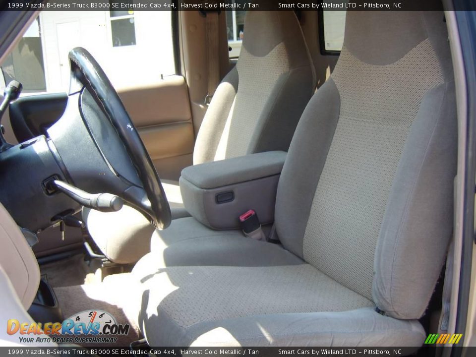 1999 Mazda B-Series Truck B3000 SE Extended Cab 4x4 Harvest Gold Metallic / Tan Photo #30