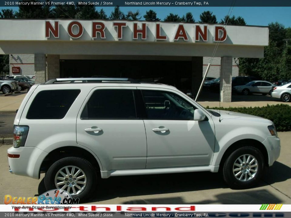 2010 Mercury Mariner V6 Premier 4WD White Suede / Stone Photo #1