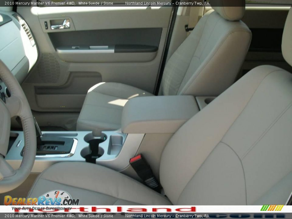 2010 Mercury Mariner V6 Premier 4WD White Suede / Stone Photo #8