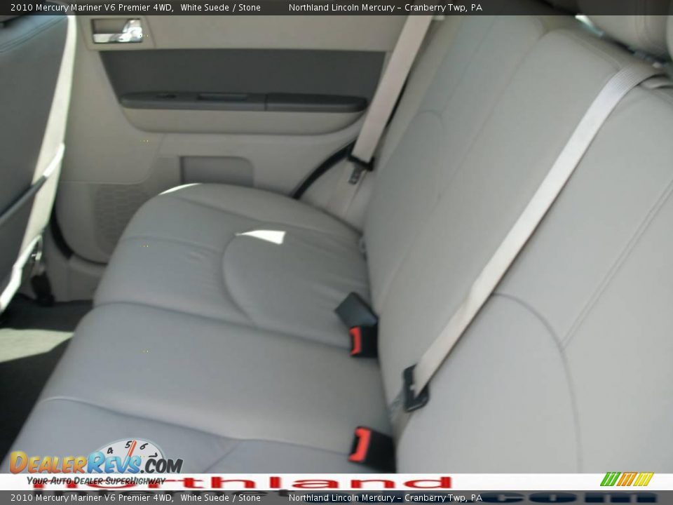 2010 Mercury Mariner V6 Premier 4WD White Suede / Stone Photo #11