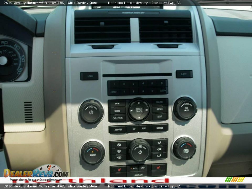 2010 Mercury Mariner V6 Premier 4WD White Suede / Stone Photo #17