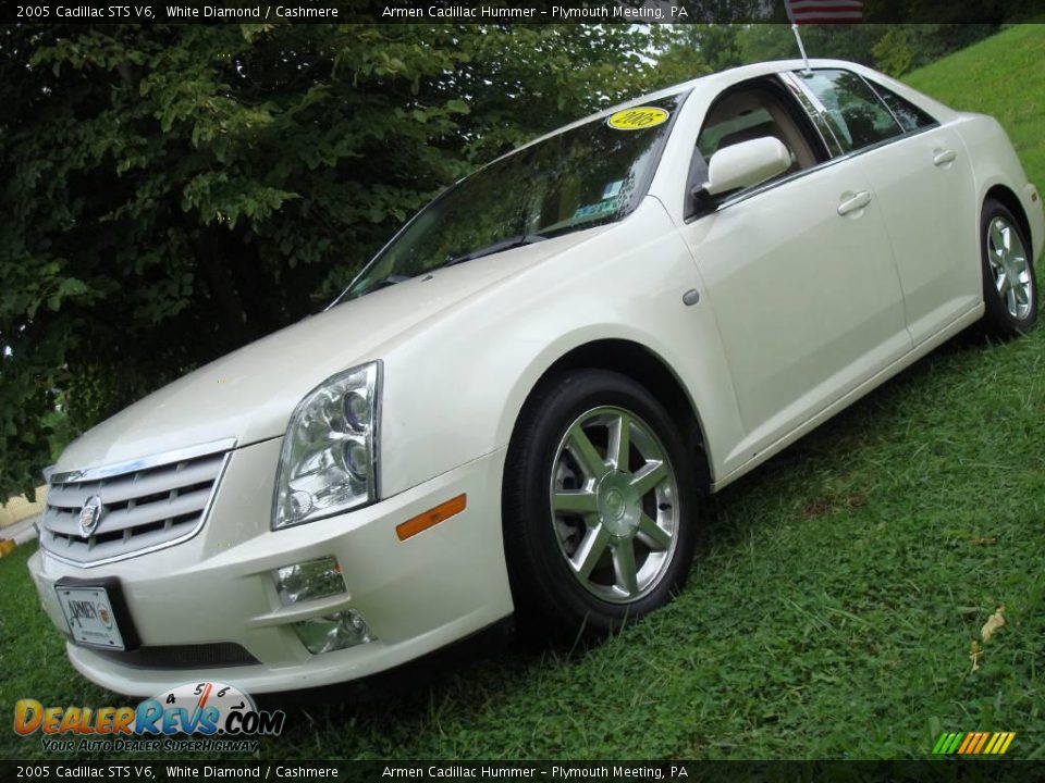 2005 Cadillac STS V6 White Diamond / Cashmere Photo #1