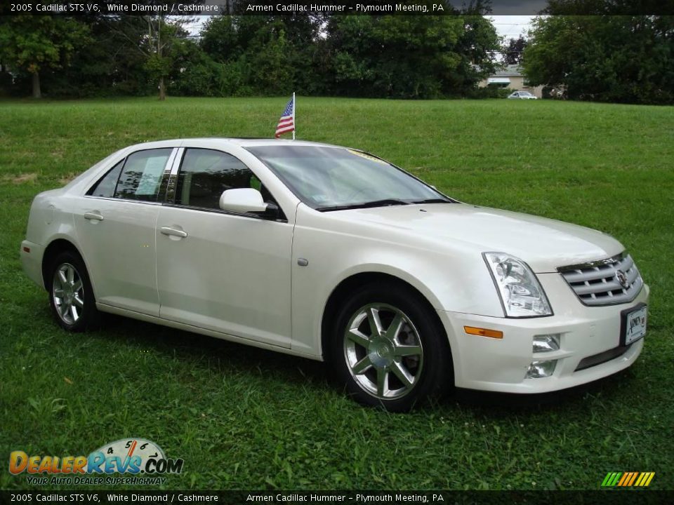 2005 Cadillac STS V6 White Diamond / Cashmere Photo #2