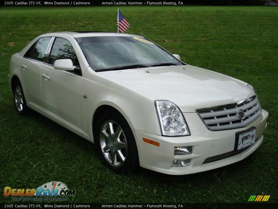 2005 Cadillac STS V6 White Diamond / Cashmere Photo #3