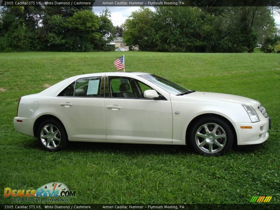 2005 Cadillac STS V6 White Diamond / Cashmere Photo #6