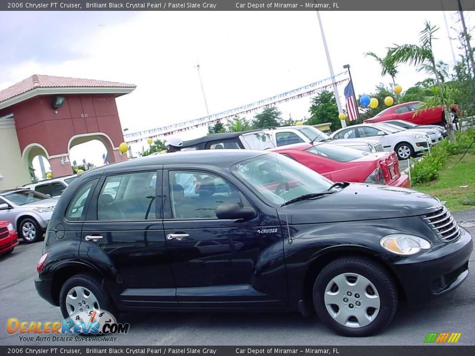 2006 Chrysler PT Cruiser Brilliant Black Crystal Pearl / Pastel Slate Gray Photo #2
