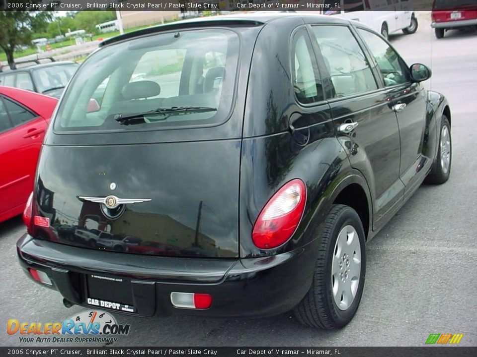 2006 Chrysler PT Cruiser Brilliant Black Crystal Pearl / Pastel Slate Gray Photo #3
