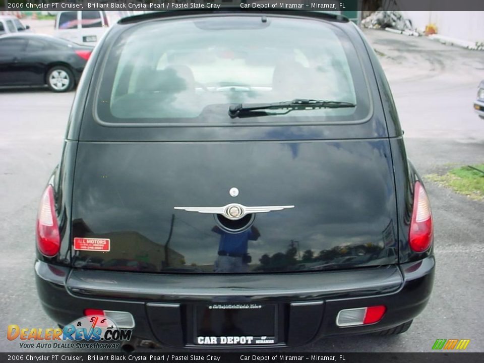2006 Chrysler PT Cruiser Brilliant Black Crystal Pearl / Pastel Slate Gray Photo #4