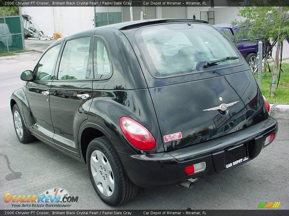 2006 Chrysler PT Cruiser Brilliant Black Crystal Pearl / Pastel Slate Gray Photo #6