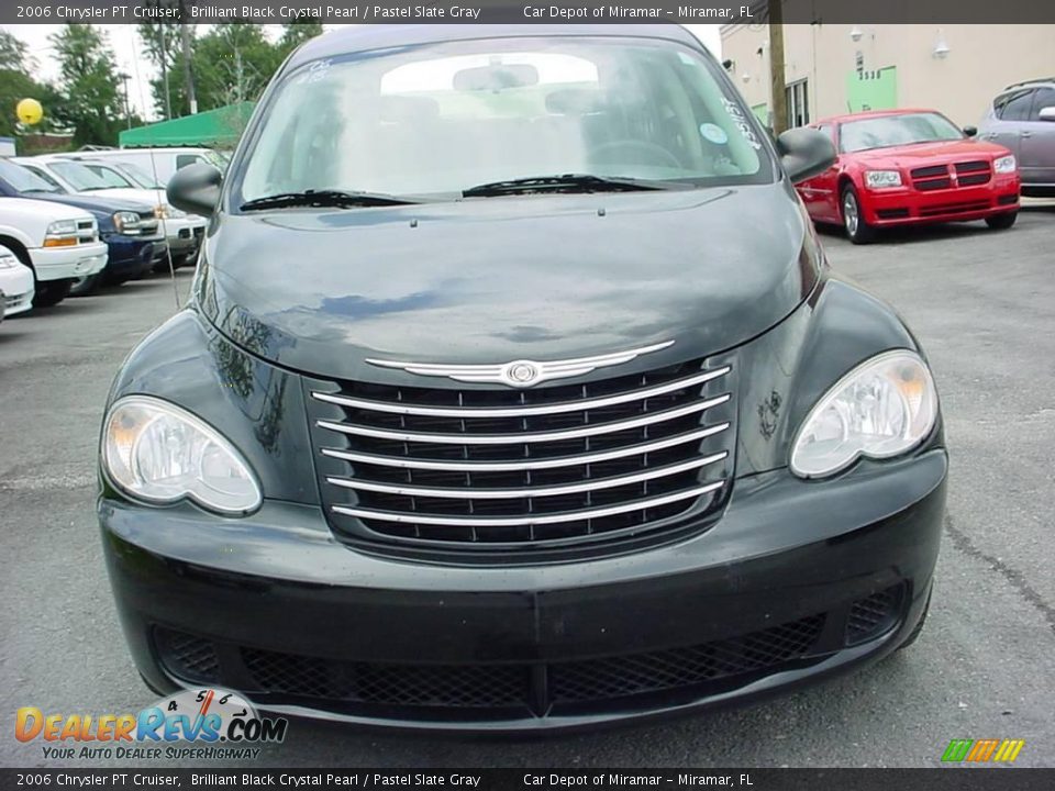 2006 Chrysler PT Cruiser Brilliant Black Crystal Pearl / Pastel Slate Gray Photo #9