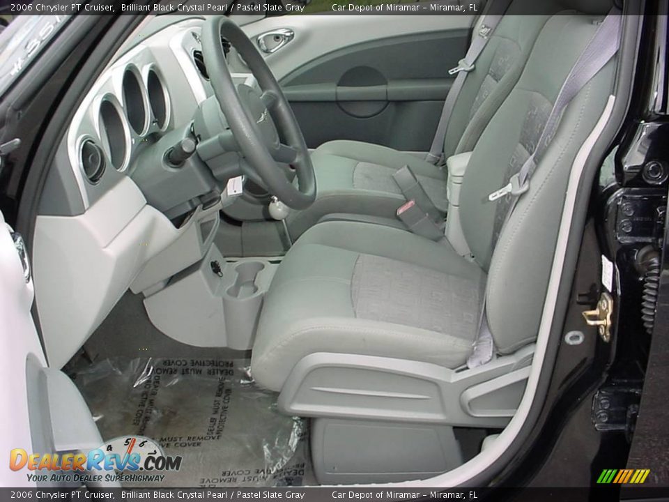 2006 Chrysler PT Cruiser Brilliant Black Crystal Pearl / Pastel Slate Gray Photo #11
