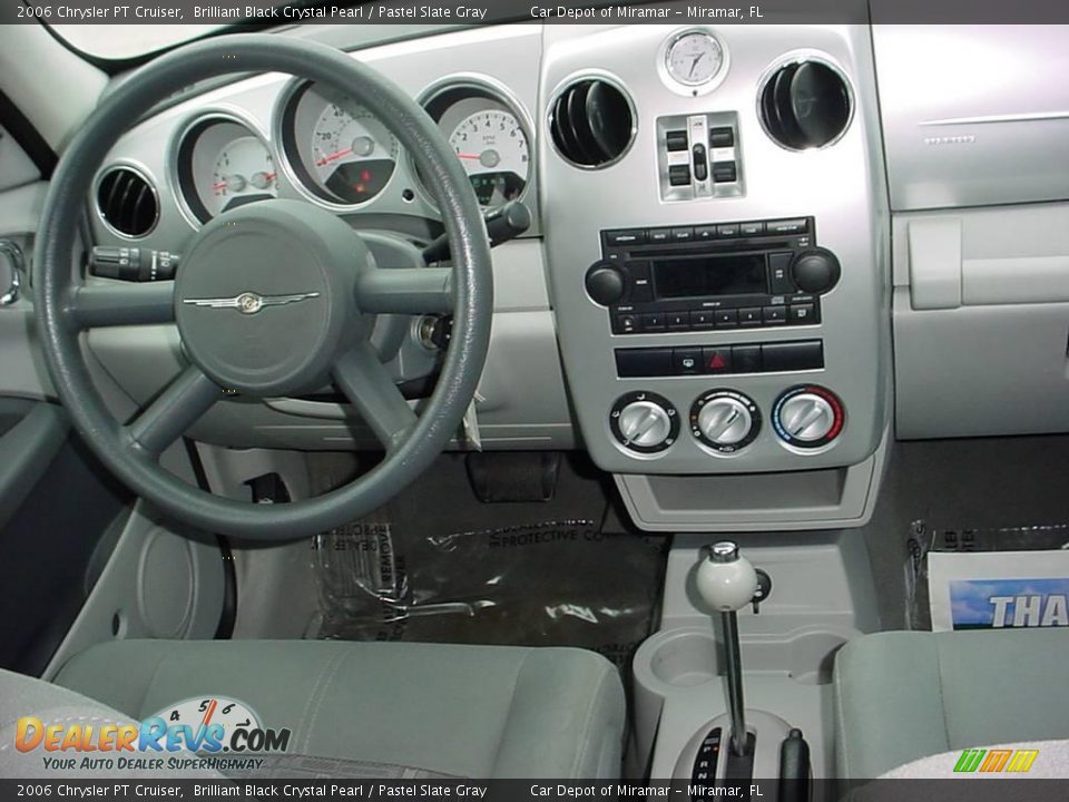2006 Chrysler PT Cruiser Brilliant Black Crystal Pearl / Pastel Slate Gray Photo #14