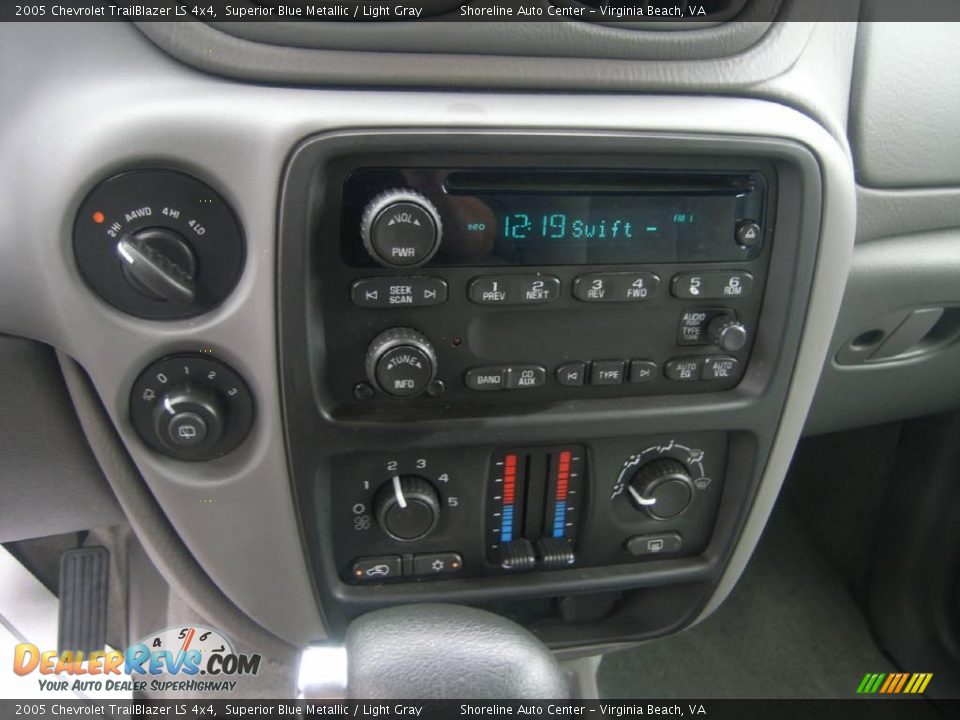 2005 Chevrolet TrailBlazer LS 4x4 Superior Blue Metallic / Light Gray Photo #23
