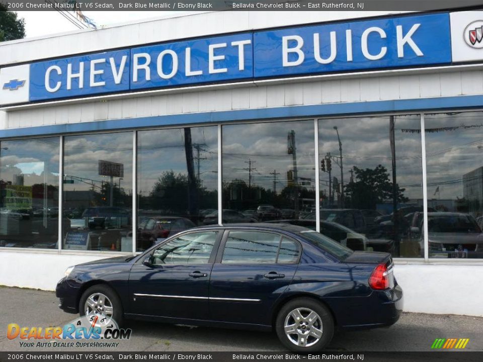 2006 Chevrolet Malibu LT V6 Sedan Dark Blue Metallic / Ebony Black Photo #1