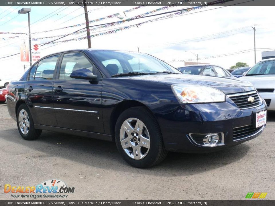 2006 Chevrolet Malibu LT V6 Sedan Dark Blue Metallic / Ebony Black Photo #3