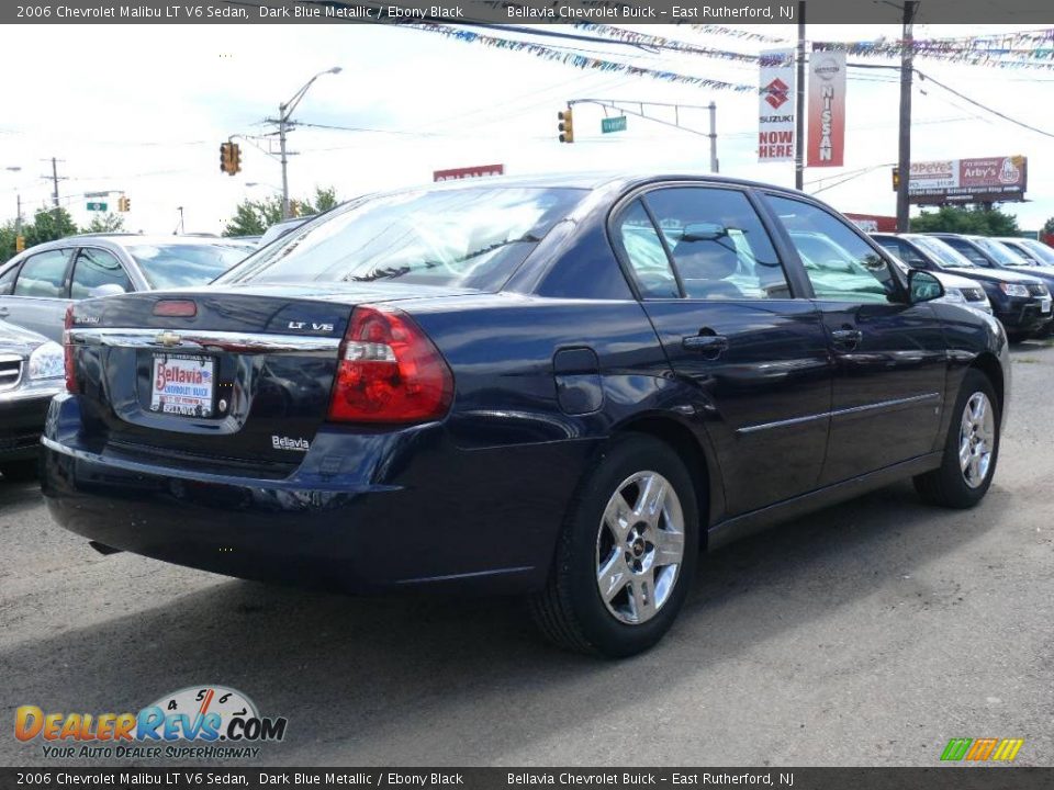 2006 Chevrolet Malibu LT V6 Sedan Dark Blue Metallic / Ebony Black Photo #4