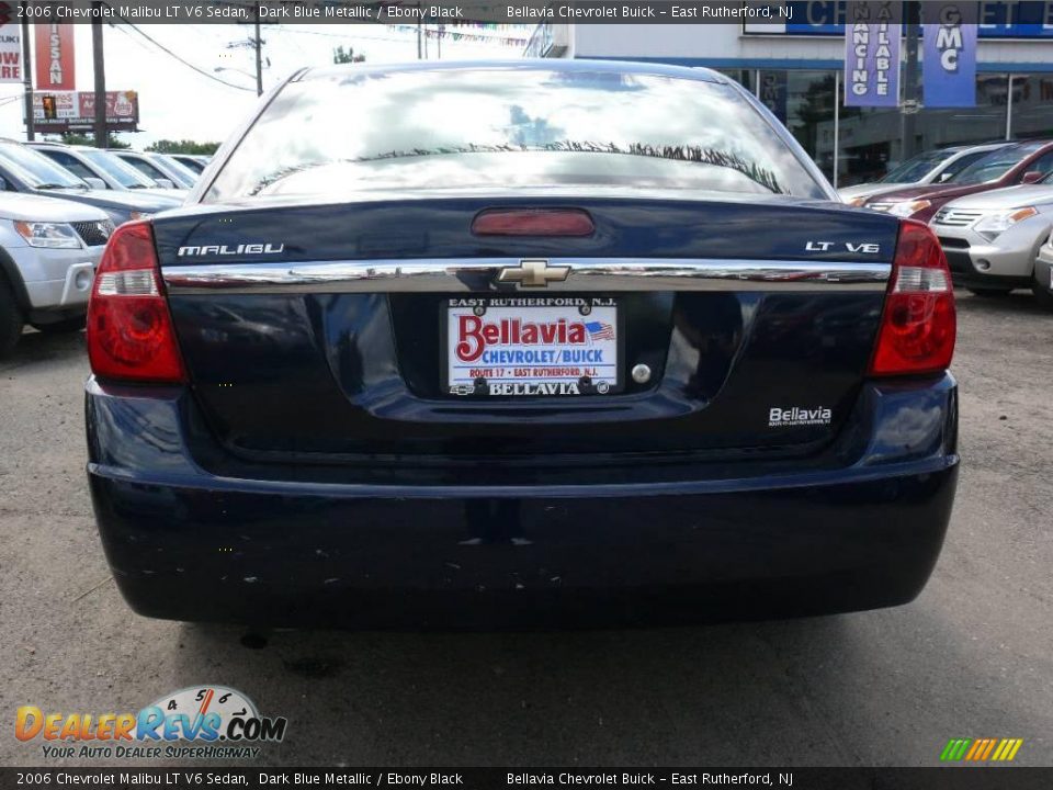 2006 Chevrolet Malibu LT V6 Sedan Dark Blue Metallic / Ebony Black Photo #5
