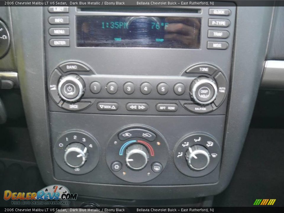 2006 Chevrolet Malibu LT V6 Sedan Dark Blue Metallic / Ebony Black Photo #10