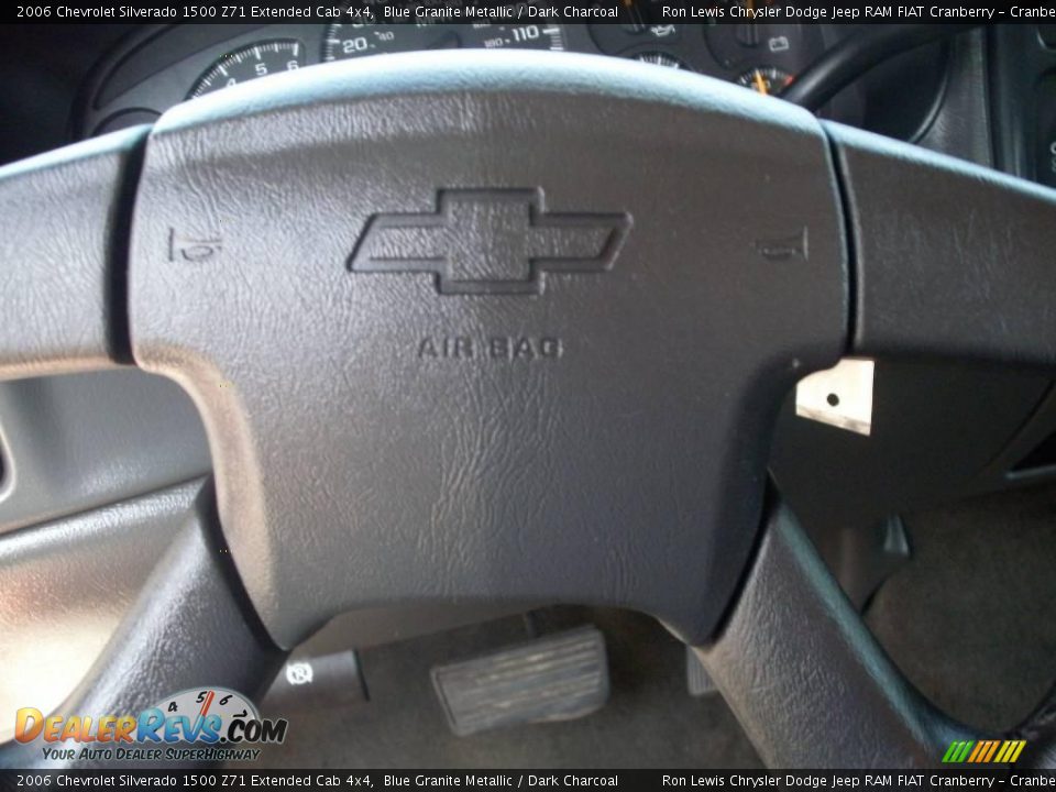 2006 Chevrolet Silverado 1500 Z71 Extended Cab 4x4 Blue Granite Metallic / Dark Charcoal Photo #23