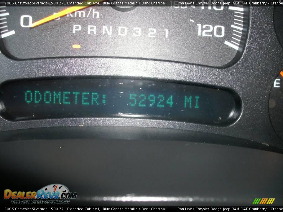 2006 Chevrolet Silverado 1500 Z71 Extended Cab 4x4 Blue Granite Metallic / Dark Charcoal Photo #24