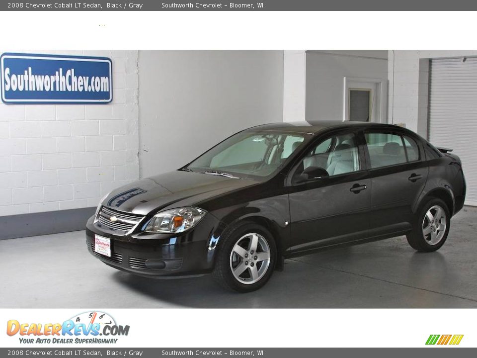 2008 Chevrolet Cobalt LT Sedan Black / Gray Photo #1
