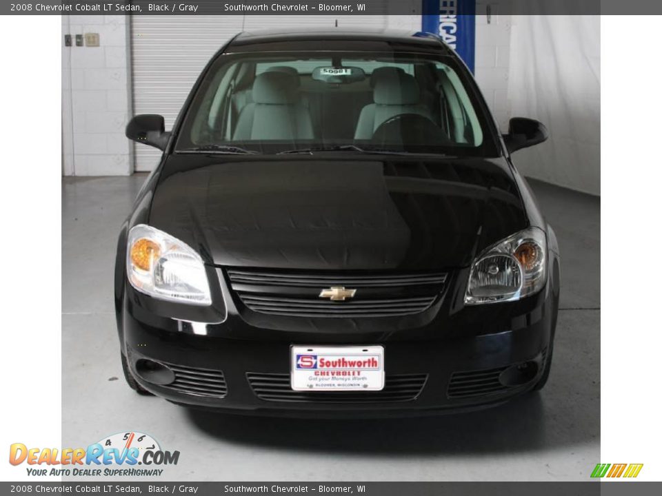 2008 Chevrolet Cobalt LT Sedan Black / Gray Photo #2