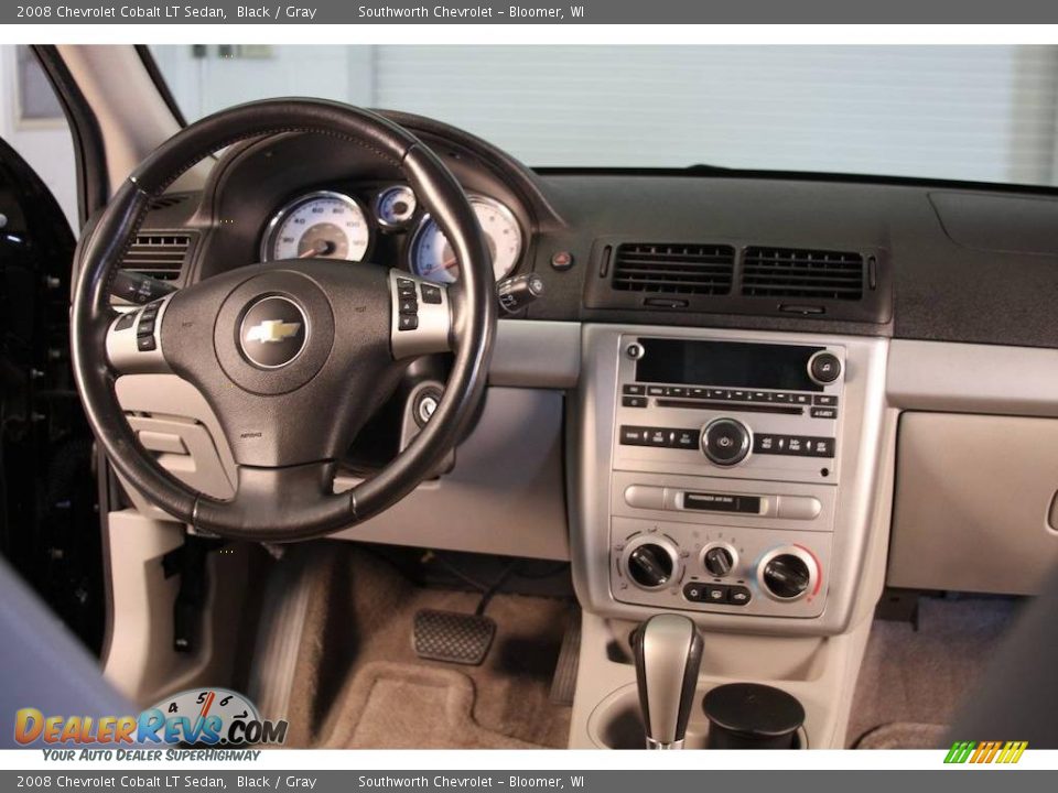 2008 Chevrolet Cobalt LT Sedan Black / Gray Photo #6