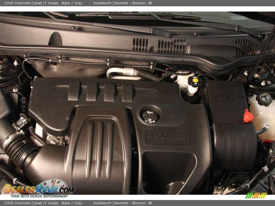 2008 Chevrolet Cobalt LT Sedan Black / Gray Photo #10