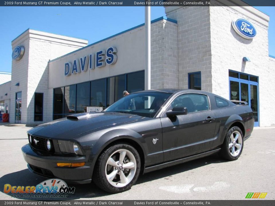 2009 Ford Mustang GT Premium Coupe Alloy Metallic / Dark Charcoal Photo #1