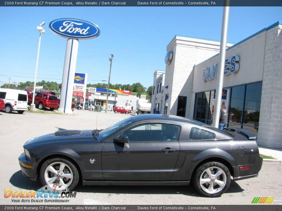 2009 Ford Mustang GT Premium Coupe Alloy Metallic / Dark Charcoal Photo #2